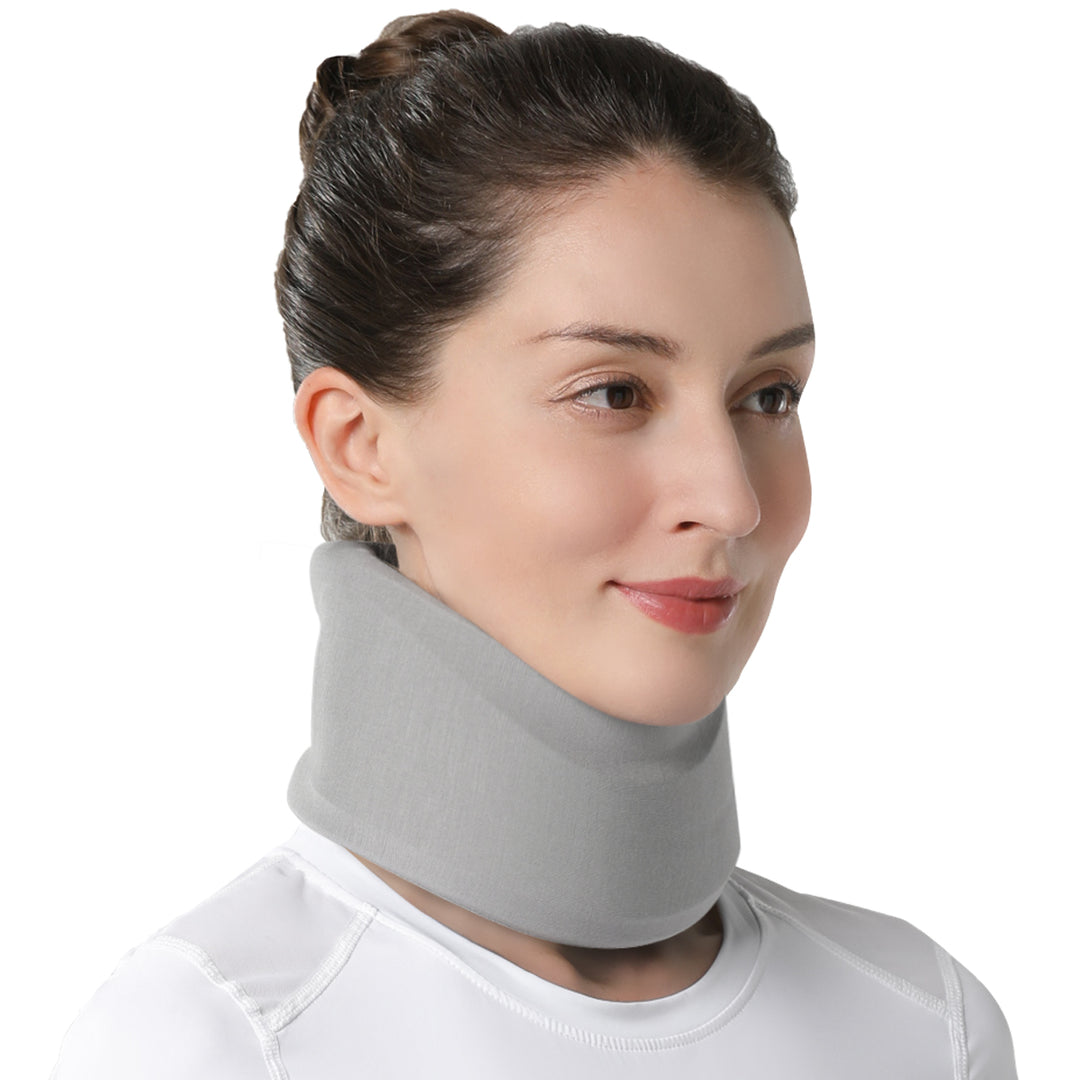 Premium Adjustable Neck Brace for Pain Relief - Soft Cervical Collar for Sleeping, Travel, and Posture Support | Ergonomic  
