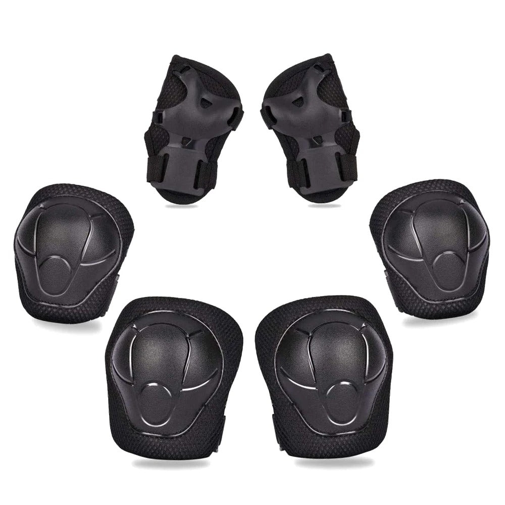Premium Kids Knee Pads, Elbow Pads & Wrist Guards Safety Set for Ages 3-7, Adjustable Protective Gear for Boys & Girls, Perfect for Skating, Cycling, Skateboard – 6 Pieces - StrengthXPhysiotherapy