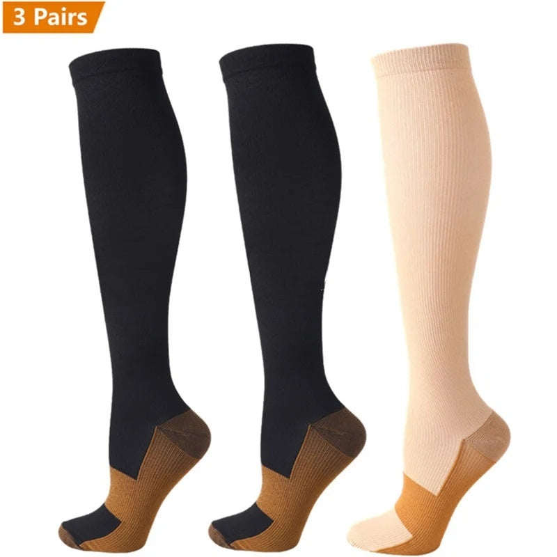 Premium Compression Socks for Men & Women – Sports, Nursing, Varicose Veins & Pregnancy Relief, Athletic & Soccer 