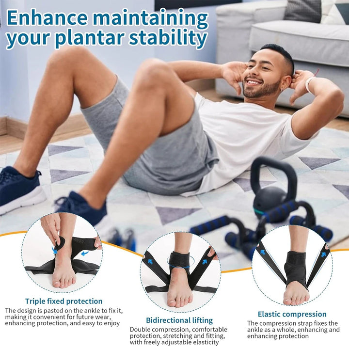 Premium Neuropathy Compression Socks for Ankle Swelling, Plantar Fasciitis Relief, 20-30mmHg Graduated Support, Moisture-