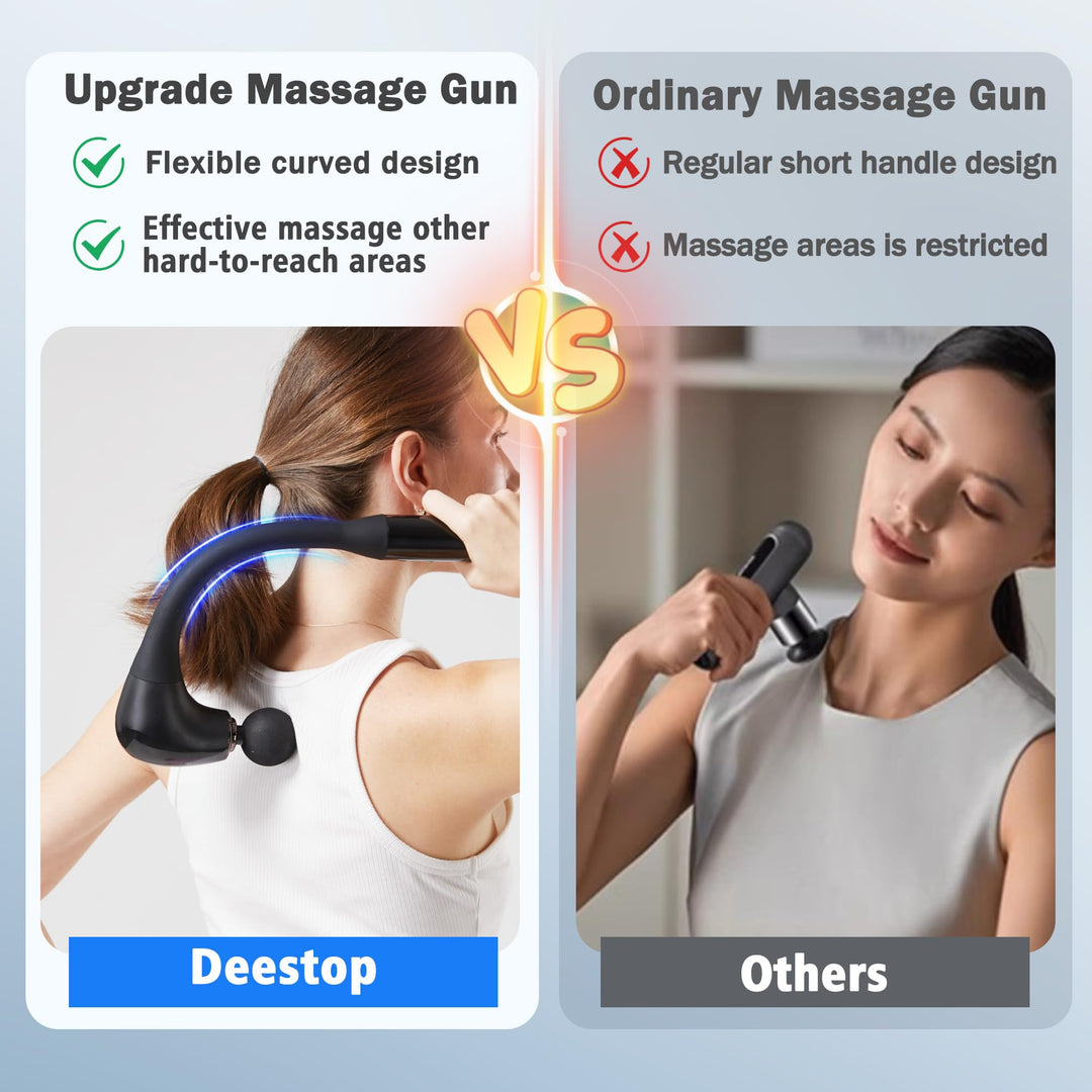 Premium Percussion Massage Hammer – Powerful Muscle Relief Gun for Neck, Back, Shoulder, and Leg Pain – Deep Tissue Massager