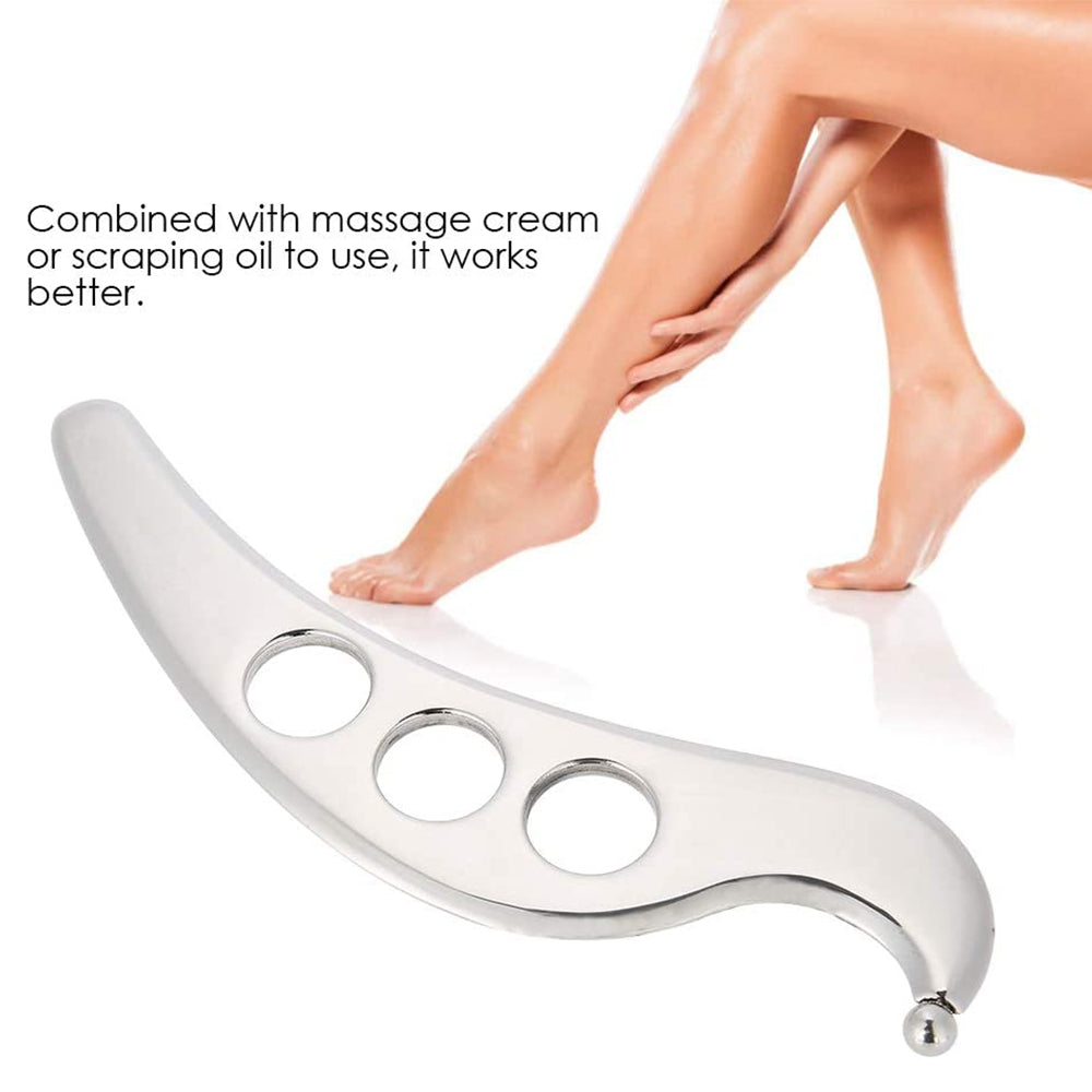Premium Stainless Steel Gua Sha Tool for Deep Tissue Scraping, Myofascial Release & Muscle Pain Relief – Ideal for Physical
