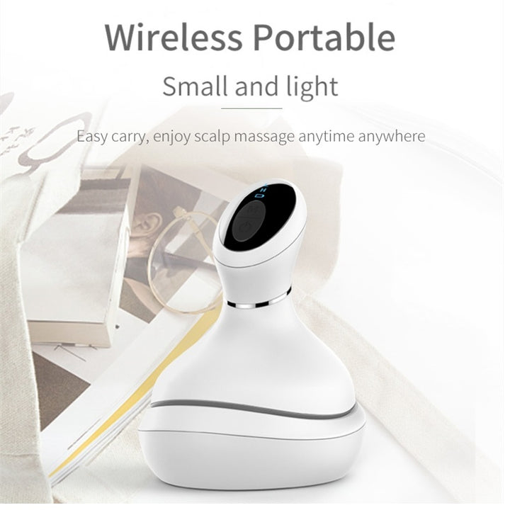 Premium Electric Cordless Scalp Massager for Hair Growth, Deep Clean, and Stress Relief – Rechargeable, Waterproof, 4 Modes,