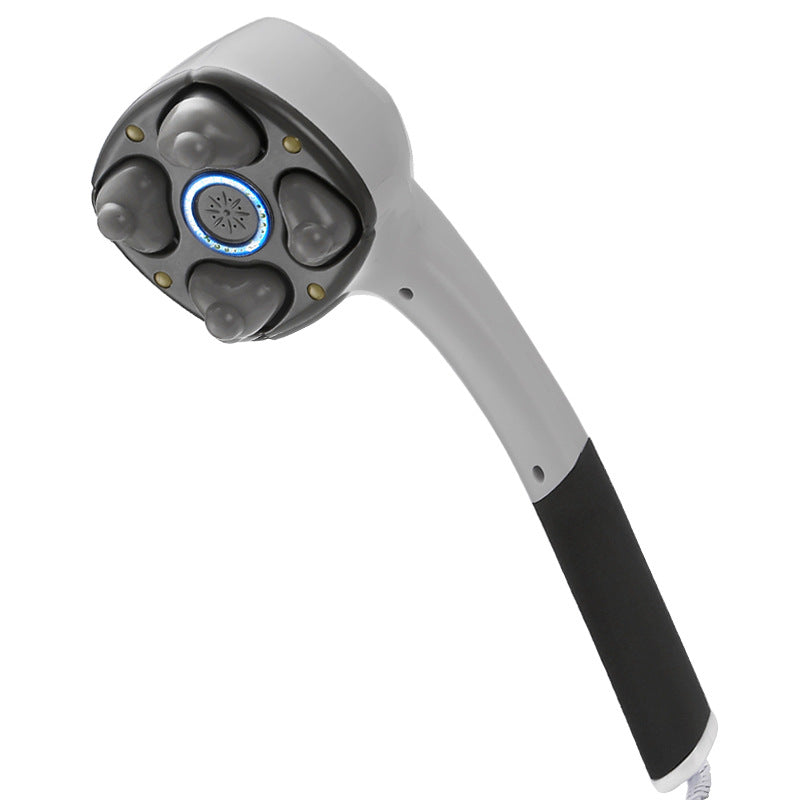 Premium Infrared Electric Handheld Massager with Heat - Full Body Percussion Massage Stick for Neck, Back, and Waist Relief, 