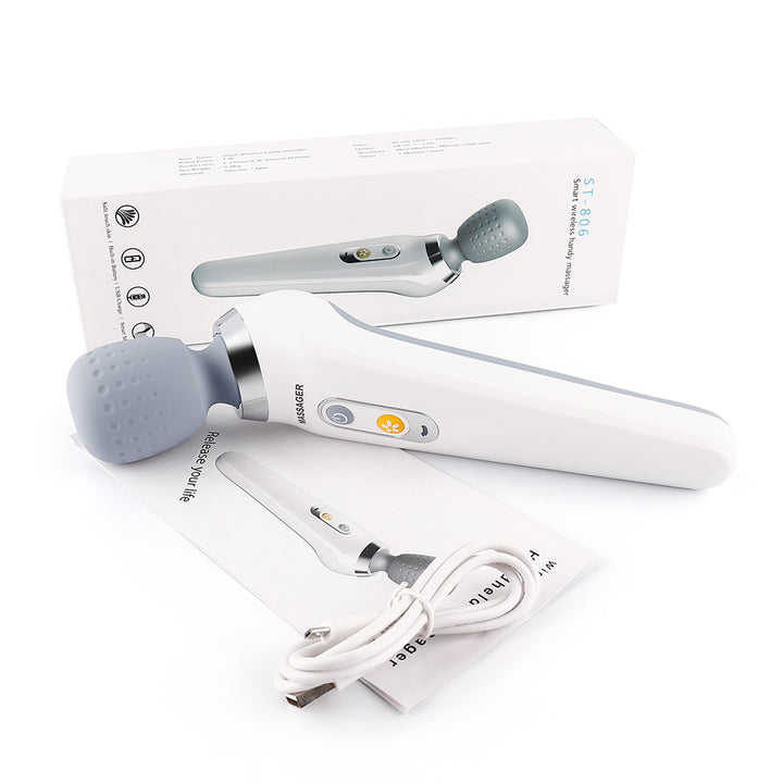 Premium USB Handheld Electric Wand Massager - High Frequency Vibration Deep Tissue Massage Machine for Body, Neck, and Back Pain Relief - StrengthXPhysiotherapy