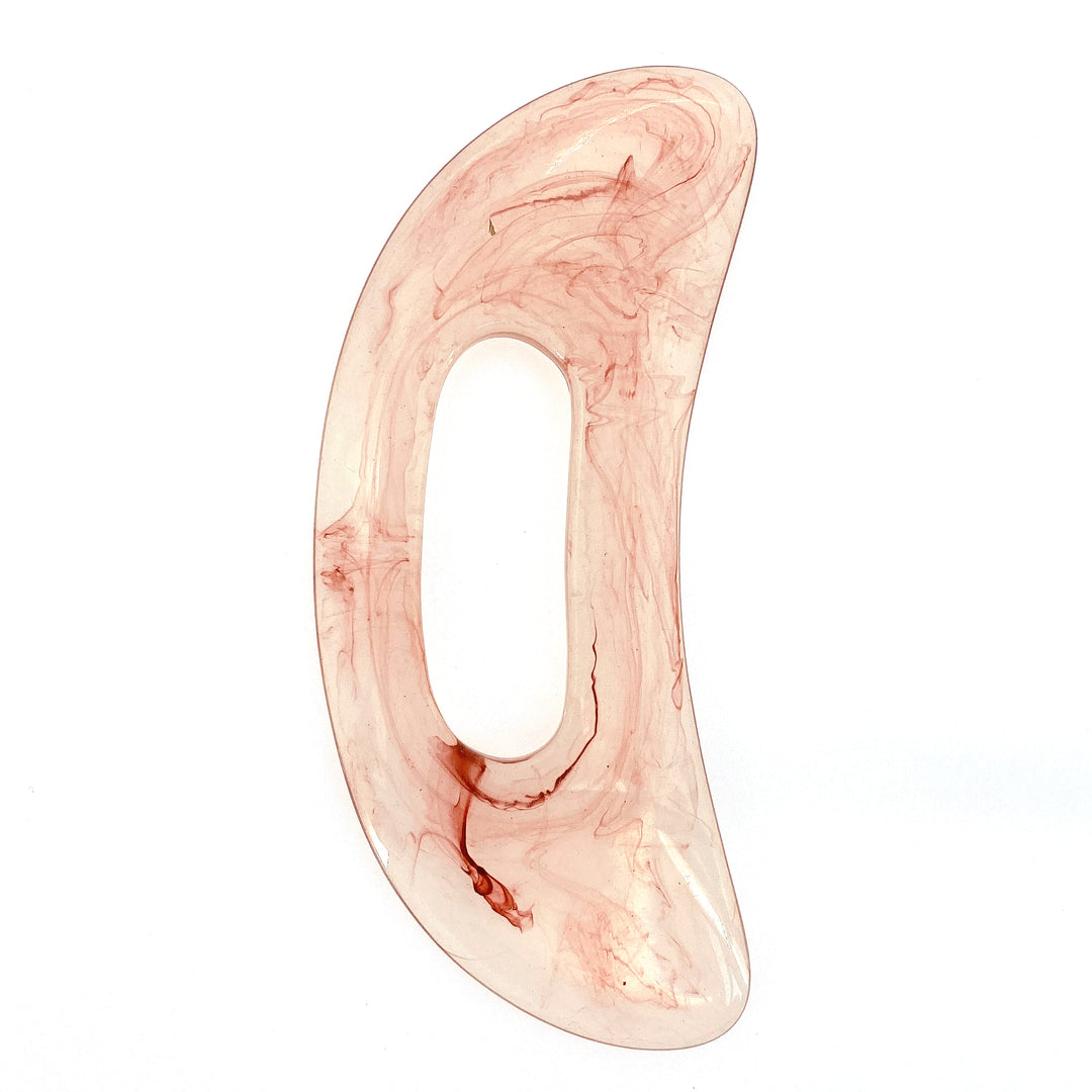 Premium Gua Sha Board - Natural Wood Massage Tool for Facial and Body Scraping Therapy, 18x8cm, Available in Yellow, Pink,