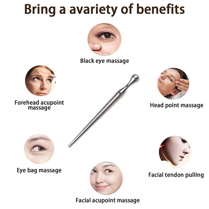 Premium Stainless Steel Acupuncture Pen - Trigger Point Massager for Deep Tissue Relief, Meridian Therapy Tool for Muscle