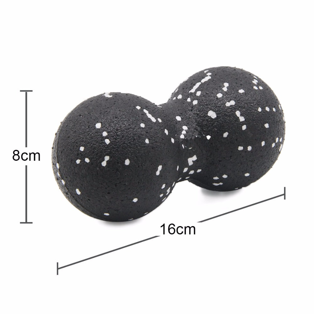 Premium EPP Lacrosse Myofascia Peanut Massage Ball for Pain Relief, High-Density Yoga Ball for Fitness, Body Fascia Exercise
