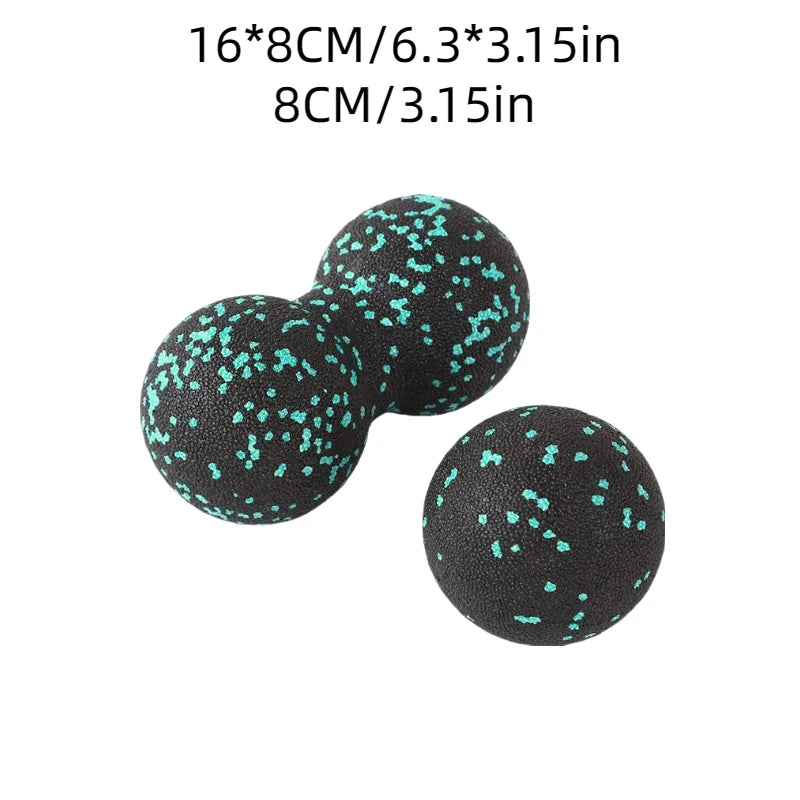 Premium EPP Lacrosse Myofascia Peanut Massage Ball for Pain Relief, High-Density Yoga Ball for Fitness, Body Fascia Exercise