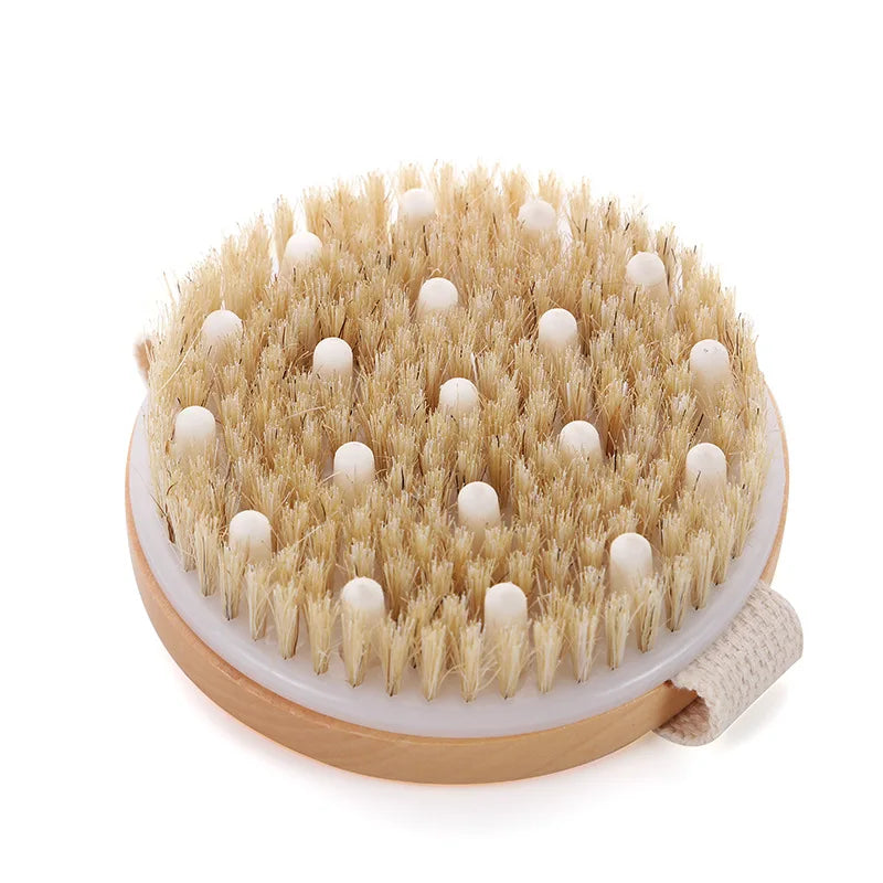 Premium Anti-Cellulite Wooden Massage Brush for Body and Scalp – Soothing Air Cushion Design, Essential Oil Spa Treatment, 