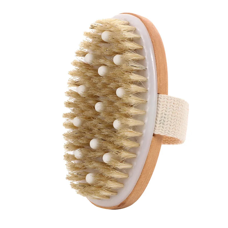 Premium Anti-Cellulite Wooden Massage Brush for Body and Scalp – Soothing Air Cushion Design, Essential Oil Spa Treatment, 