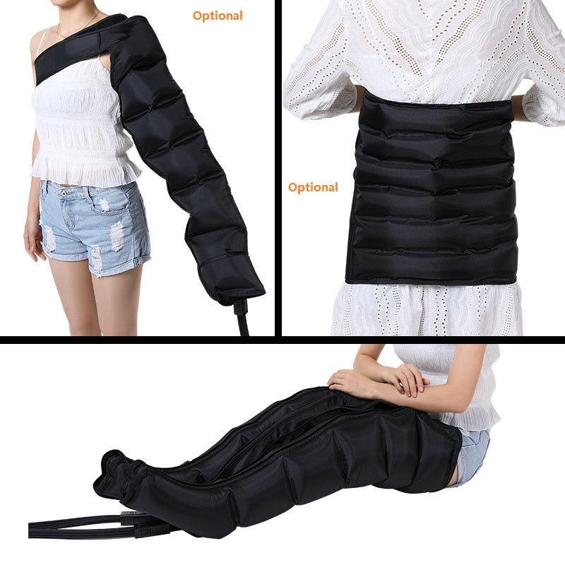 Premium Pressotherapy Air Compression Boots for Legs – 6 Chamber Massager for Muscle Recovery, Improved Circulation, 