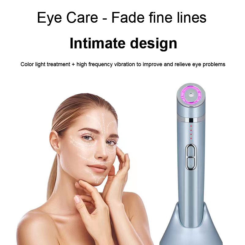 Premium Red Light Therapy Eye Massager – Anti-Aging Hot Compress, EMS Vibration, Fatigue Relief, Dark Circle Reduction, 