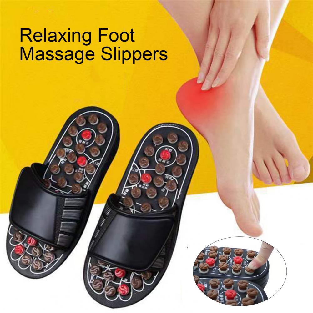 Premium Foot Massage Slippers for Reflexology and Moxibustion – Comfortable Walking Shoes for Pain Relief and Relaxation, 
