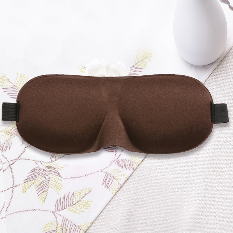 Premium 3D Sleeping Eye Mask for Travel, Padded Soft Blindfold Cover, Eye Relaxation Patch, Comfortable Sleep Aid, Adjustable