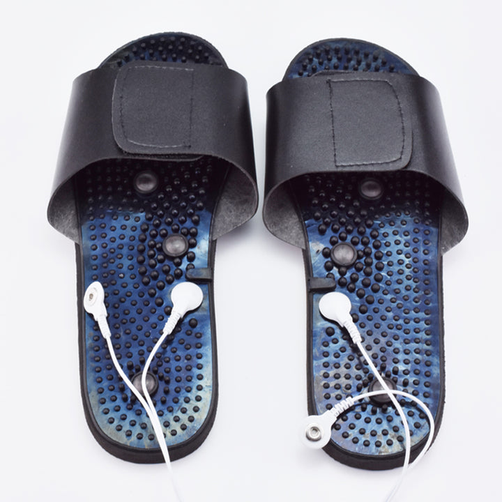 Premium Electric Muscle Stimulator Massage Slippers for Pain Relief – TENS Therapy Foot Massager with Acupuncture Function 