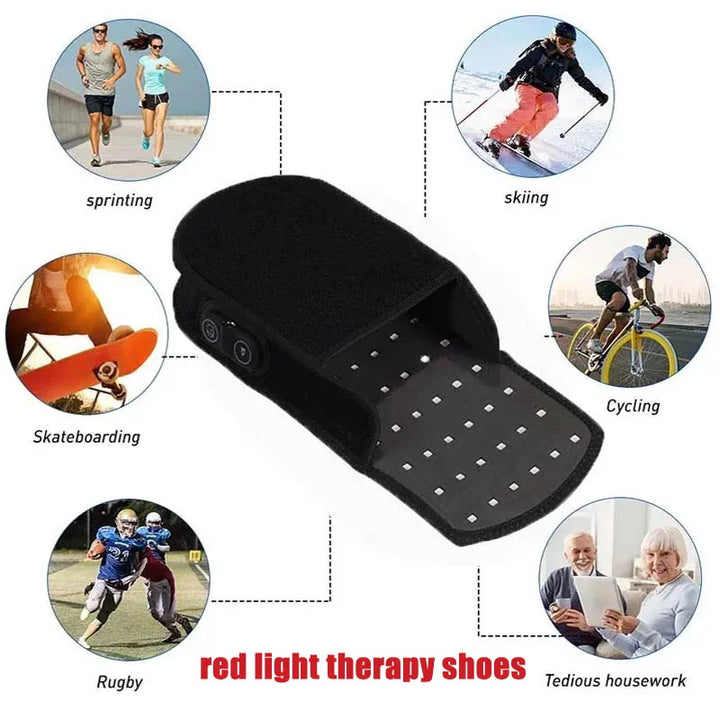 Premium Rechargeable Red Light Therapy Device for Feet – 460nm, 660nm, 850nm with Pulse – Treat Inflammation, Itchiness, and 