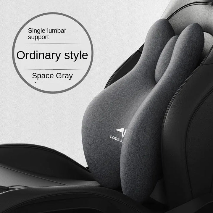 Premium Memory Foam Seat Cushion – Orthopedic Back & Waist Support for Office, Car, & Home – Coccyx Relief, Hip Massage Pad,