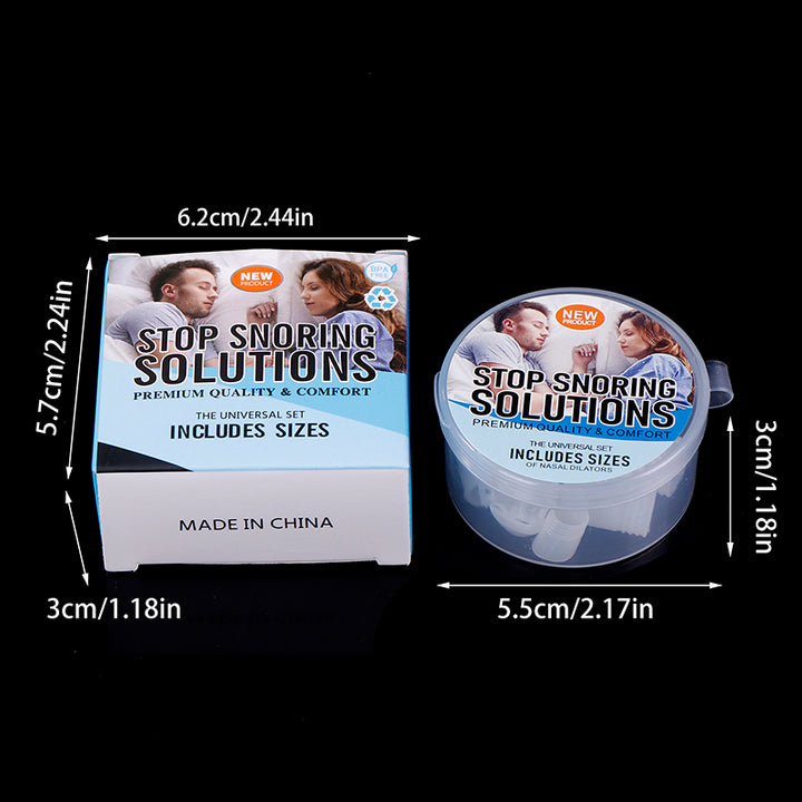 Premium Anti-Snoring Nasal Dilators (4PCS) for Easy Breathing & Sleep Quality Improvement – Comfortable Silicone Design