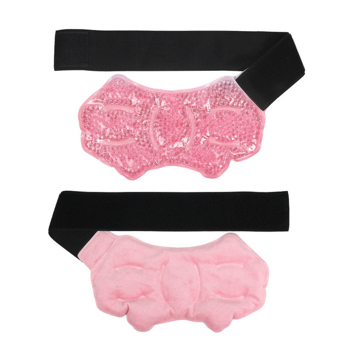 Premium Reusable Ankle Ice Heat Pack for Pain Relief, Hot Cold Compress Gel Wrap for Foot, Knee, Elbow, and Wrist Therapy, 