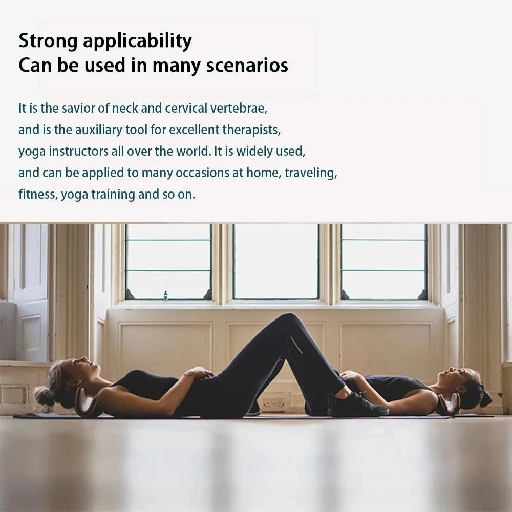 Premium Cervical Neck Traction Pillow for Neck and Shoulder Relief, Portable Spine Stretching Neck Orthoses for Cervical