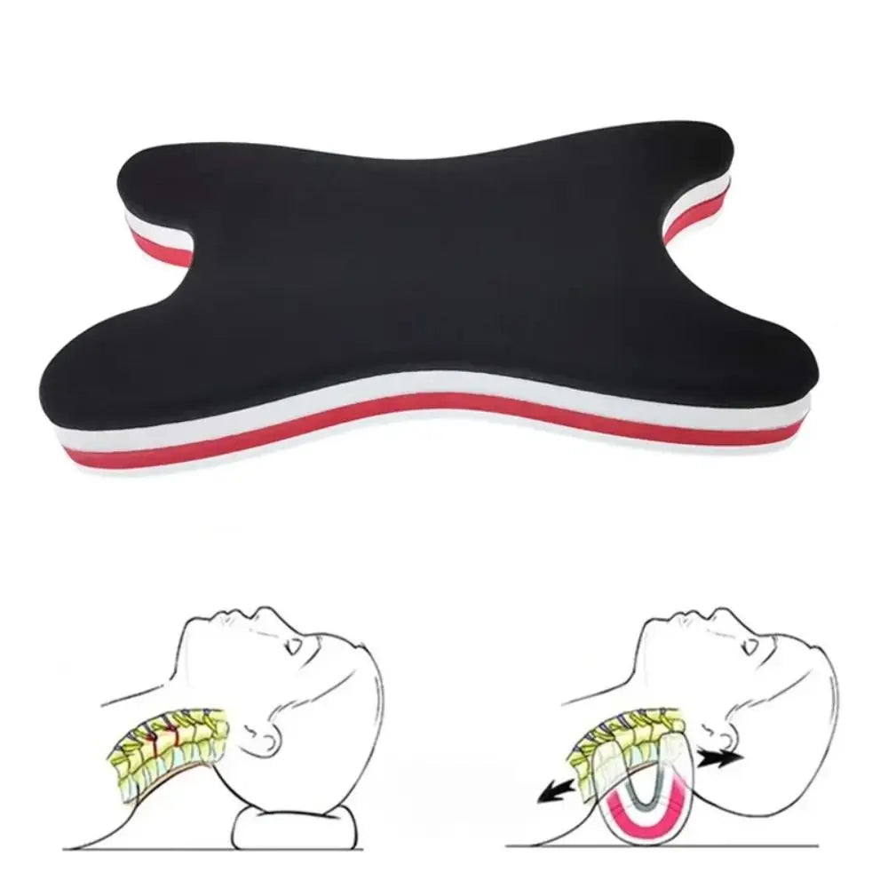 Premium Cervical Neck Traction Pillow for Neck and Shoulder Relief, Portable Spine Stretching Neck Orthoses for Cervical