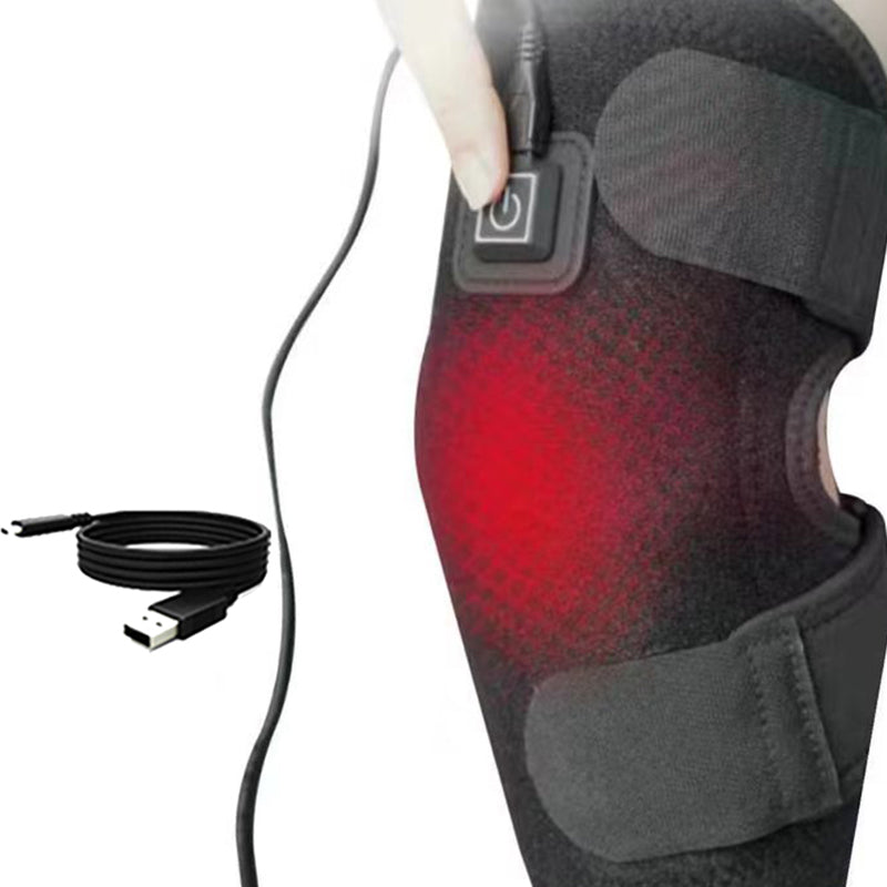 Premium Electric Heating Knee Protection – Adjustable Knee Joint Care Tool with 3 Temperature Levels and One-Click Control 