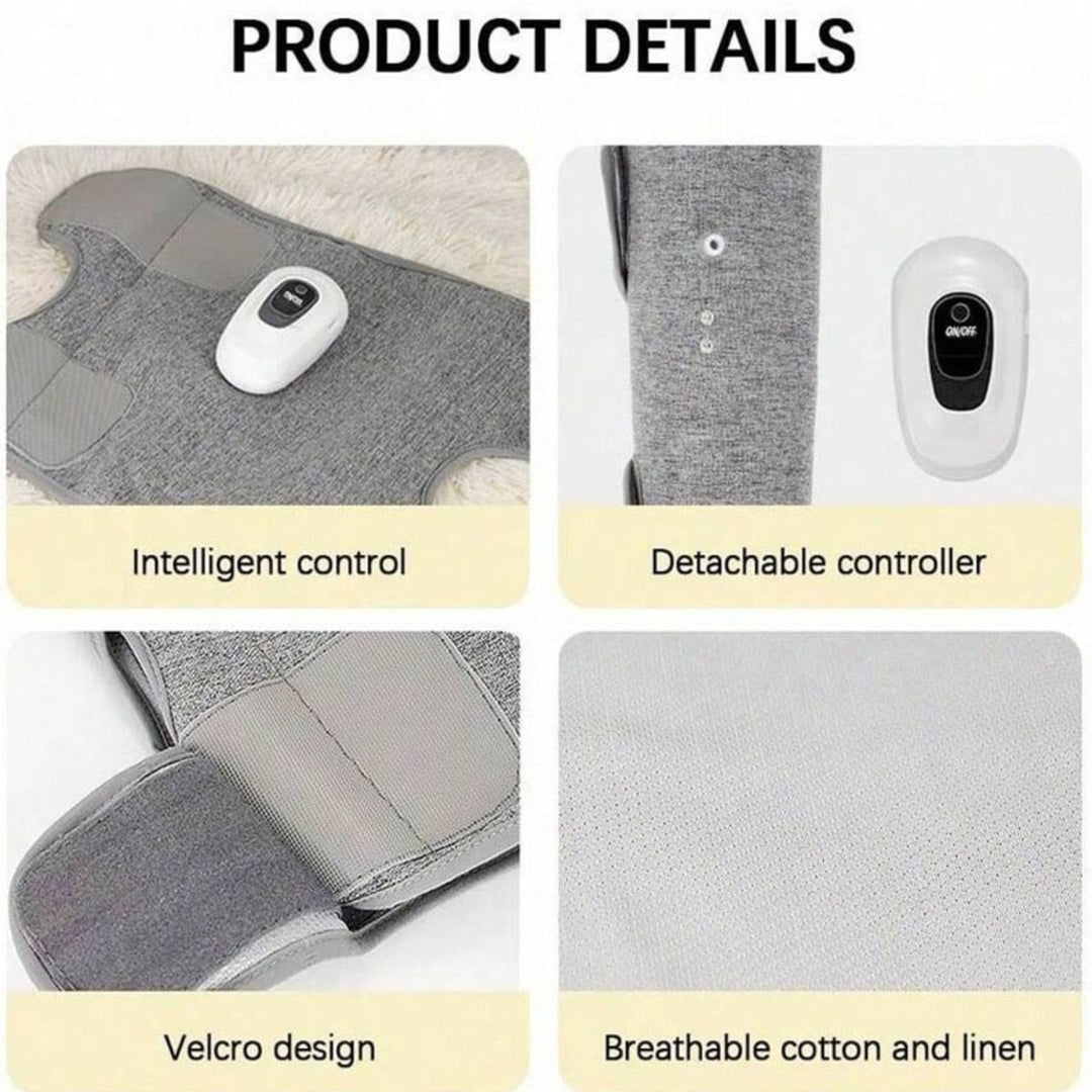 Premium Electric Leg Massager - Wireless, Rechargeable Air Compression Calf Massage for Muscle Relief & Relaxation | Health 