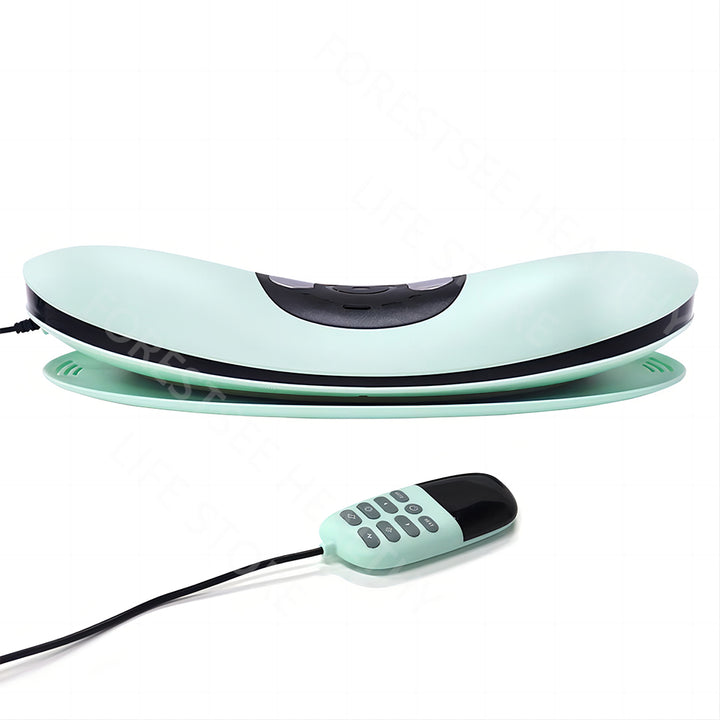 Premium Electric Lumbar Traction Device for Lower Back Pain Relief – Vibration & Thermal Therapy, Ergonomic Design,