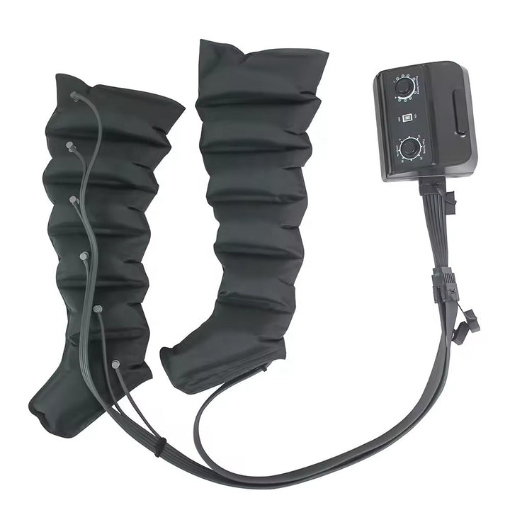 Premium Air Compression Leg Massager for Varicose Veins Relief, Blood Circulation Boost, Adjustable Cuffs, and Relaxation -