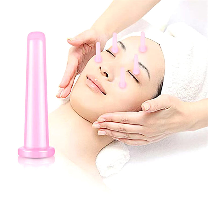 High Quality Silicone Cupping Set for Face – Health Care Facial Lifting Massage Cups, Mini Eye Vacuum Cans, Safe and Durable,