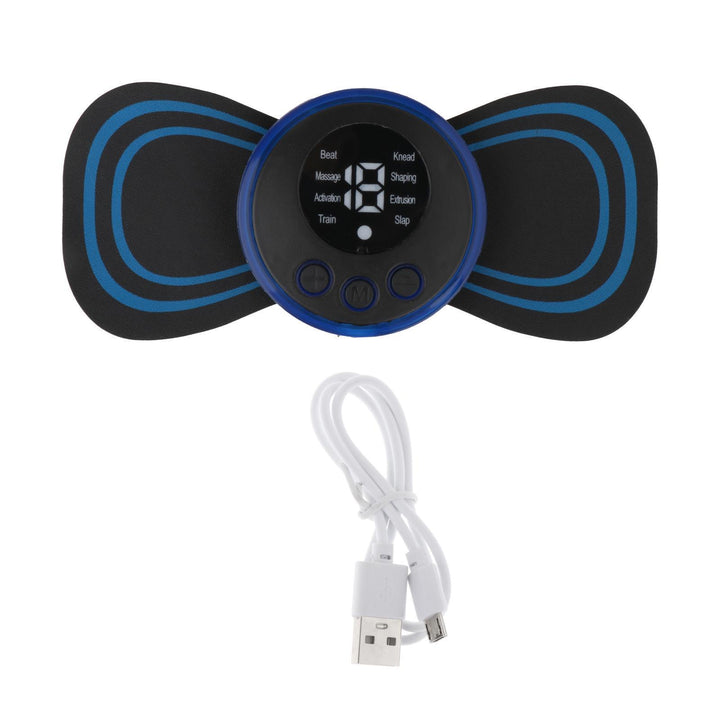 Premium Electric EMS Foot Massager - Rechargeable Pulse Muscle Stimulator with Remote Control, 8 Modes, 19 Intensity Levels