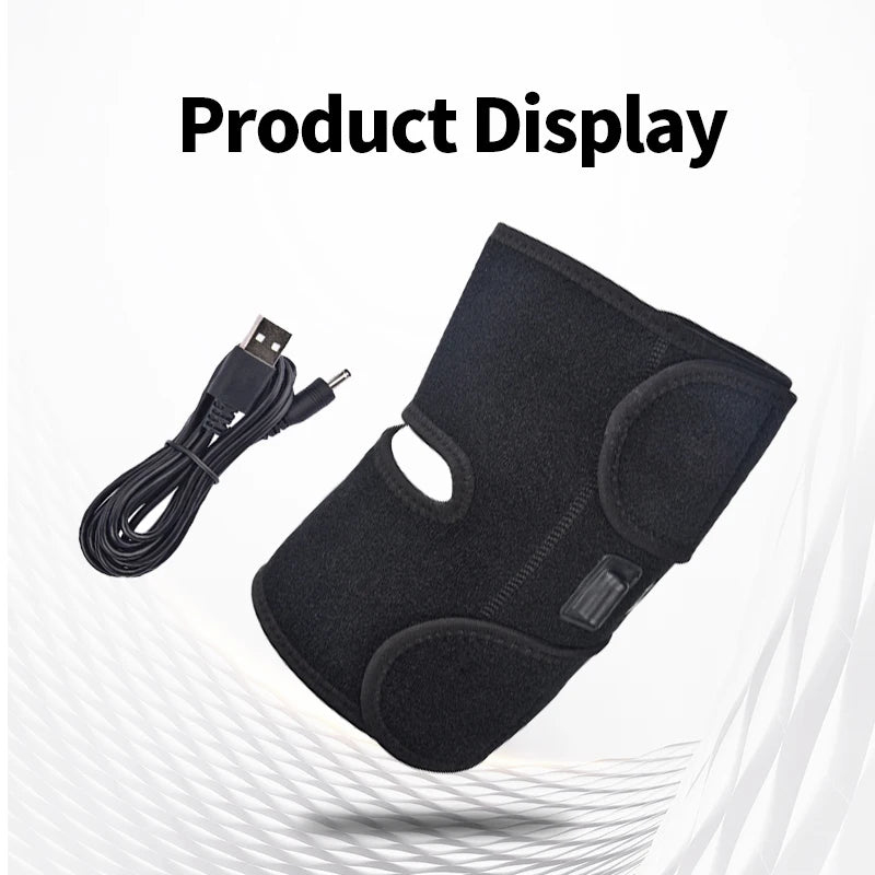 Premium USB Elbow Heating Pad for Arthritis Pain Relief - Thermal Therapy Massager with Adjustable Temperature (40-50°C) for 