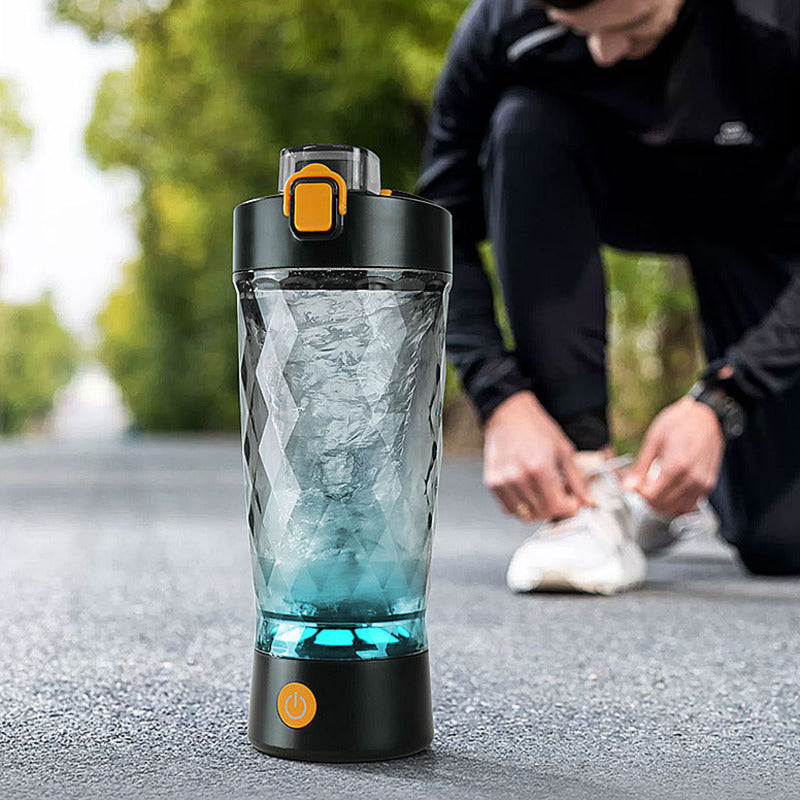 Premium 650ML Electric Protein Shaker Bottle – Automatic Mixing Cup with 7500RPM Motor – USB Rechargeable Blender for Smooth 