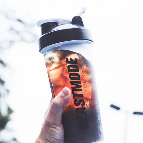 Premium 600ML Shaker Bottle – BPA-Free Sports Water Bottle with Protein Mixer – Portable Travel Cup with Stainless Steel 