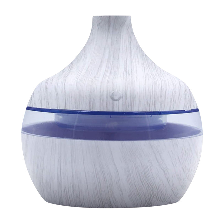 Premium 7-Color LED Aroma Diffuser & USB Humidifier – 300ml Wood Grain Essential Oil Vaporizer for Home, Room, Office