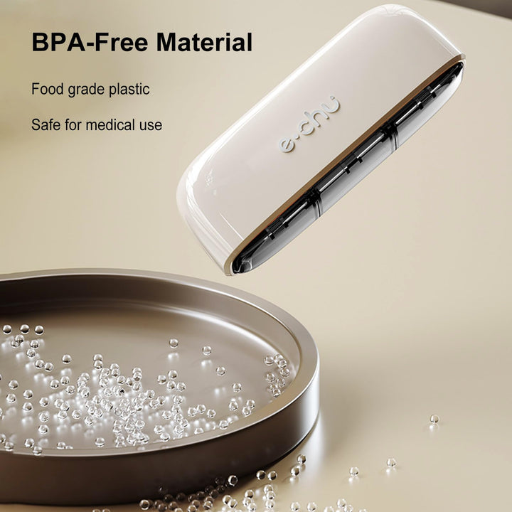 Premium Portable Pill Organizer – 3 Times A Day Medicine Box, Travel-Friendly, Compact Design with Waterproof Seal, Food