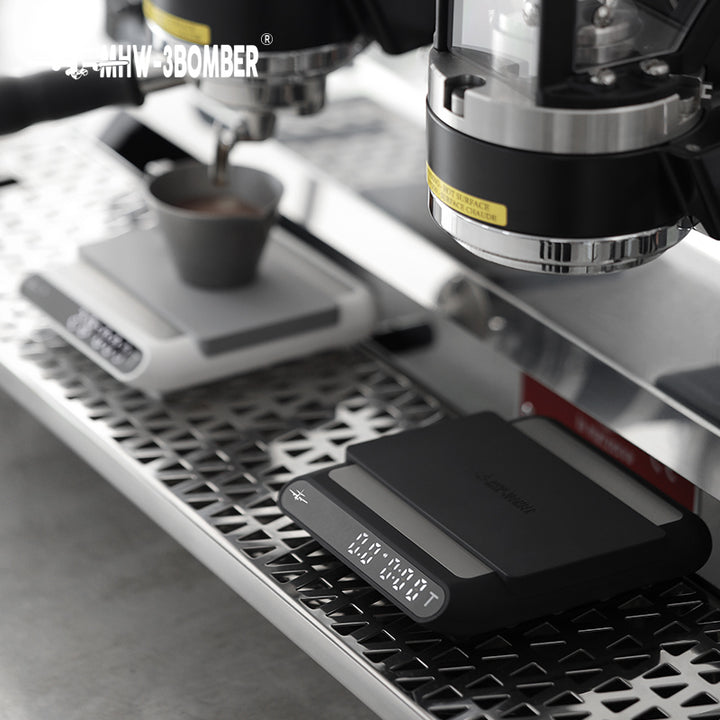 Premium Smart Espresso Coffee Scale – Auto Timer, USB Charging, Waterproof Non-Slip Pad, Perfect for Home and Cafe Baristas