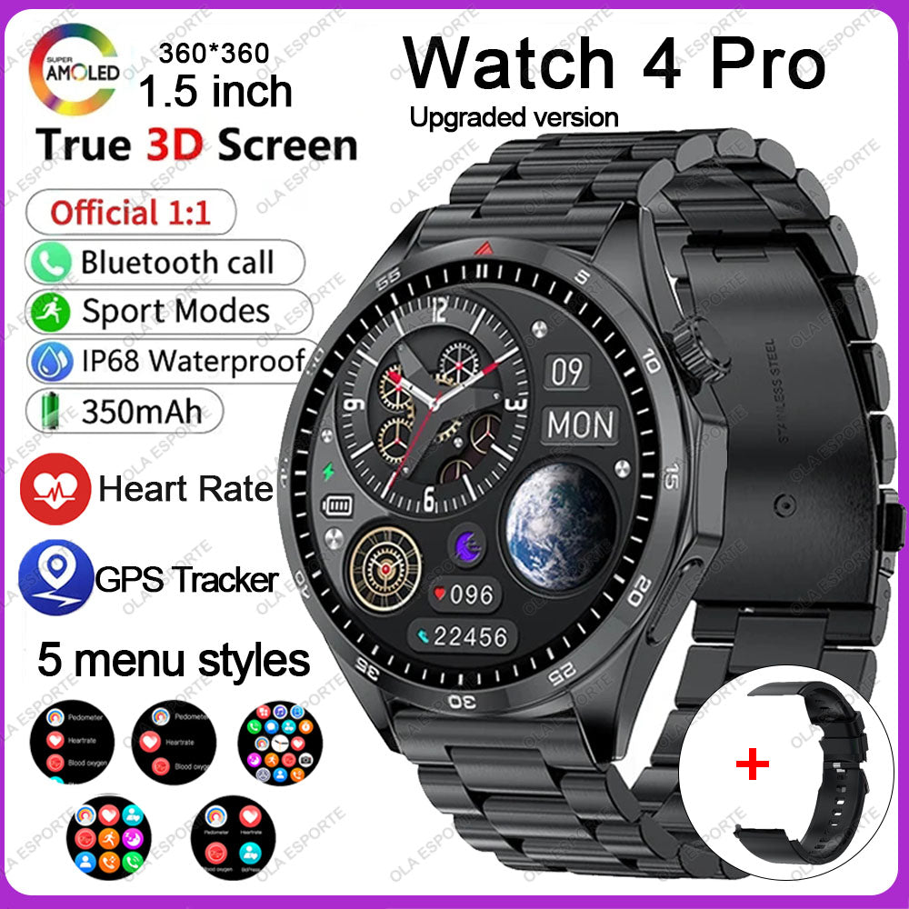 Premium Bluetooth Call Smartwatch for Men - ECG+PPG Health Monitoring, IP67 Waterproof, Heart Rate & Blood Pressure Tracker, 