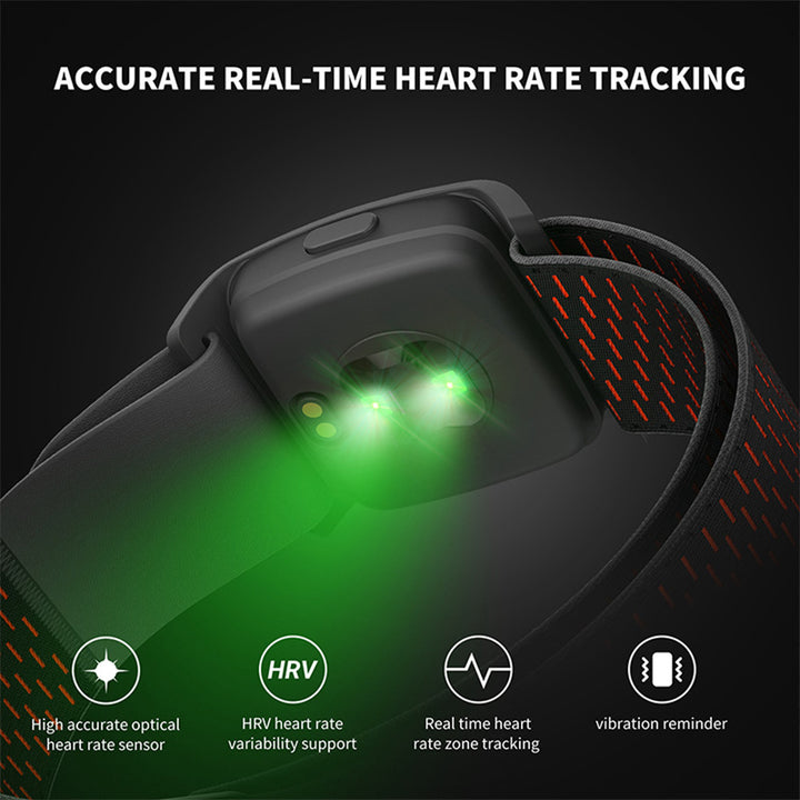 Premium Heart Rate Monitor Bracelet for Fitness – Bluetooth 4.0 ANT+ for Garmin & Wahoo, Optical Sensor, Outdoor Tracker 