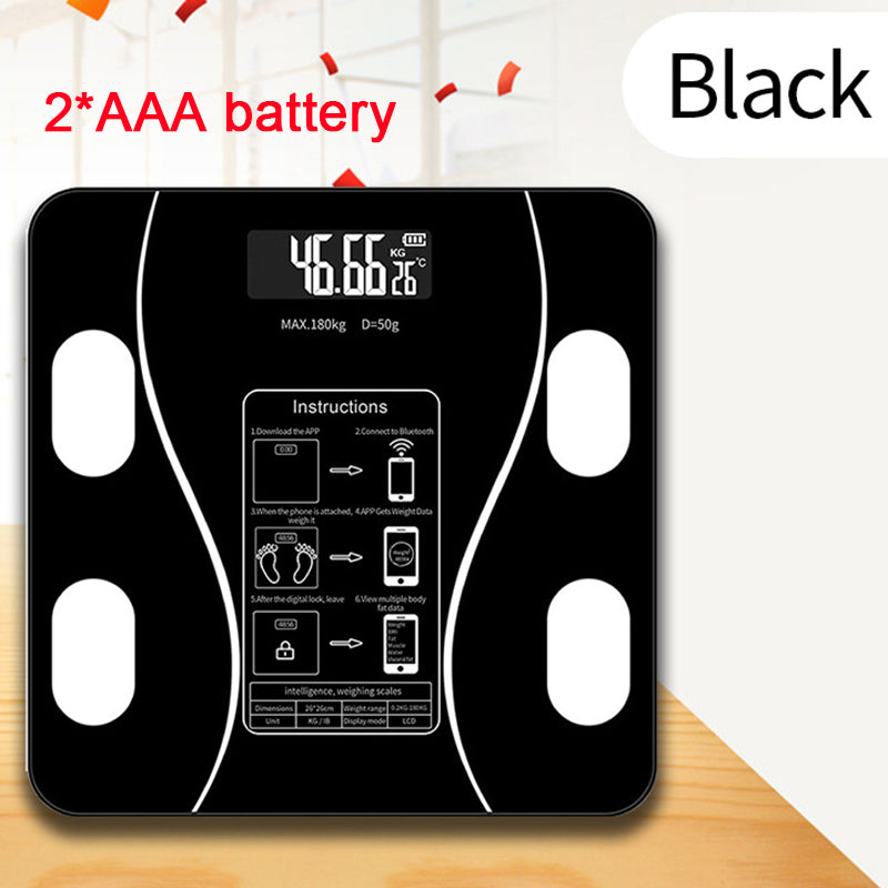 Premium LED Body Composition Scale – Accurate Digital Bathroom Scale with Body Fat Analysis, Bluetooth Connectivity, Health 