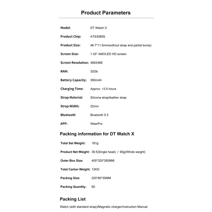 Premium Smartwatch for Men – 1.43'' 3D Surround Vision Display, 4GB RAM, 32GB Storage, Bluetooth Calling, Waterproof, Heart Rate & Sleep Monitoring, MP4 Video Playback, Voice Assistant - StrengthXPhysiotherapy