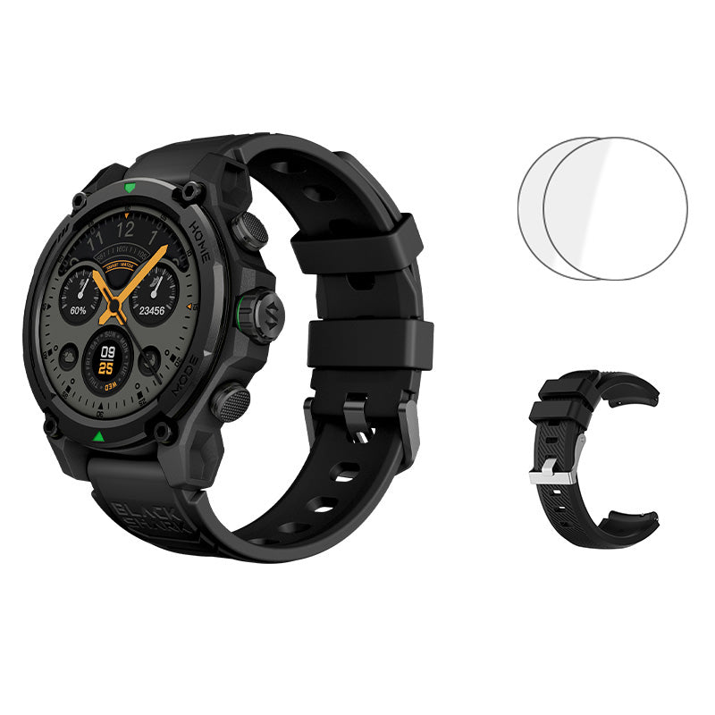 Premium Smartwatch with 1.43" AMOLED Display – GPS, 5ATM Water Resistance, 21-Day Battery Life, 100+ Sports Modes, Bluetooth 