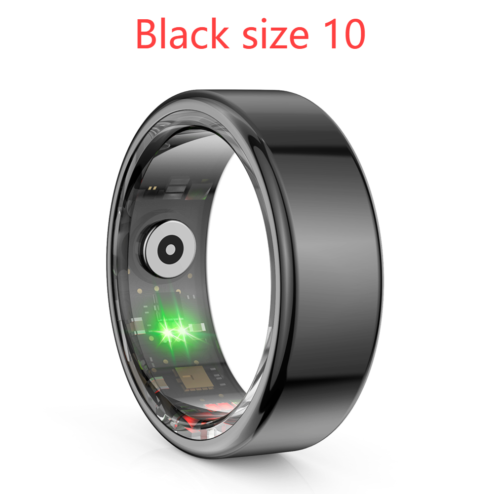 Premium Smart Ring for Health Monitoring – Military Grade Titanium, Waterproof IP68 & 3ATM, Multi-Sport Modes, Heart Rate &