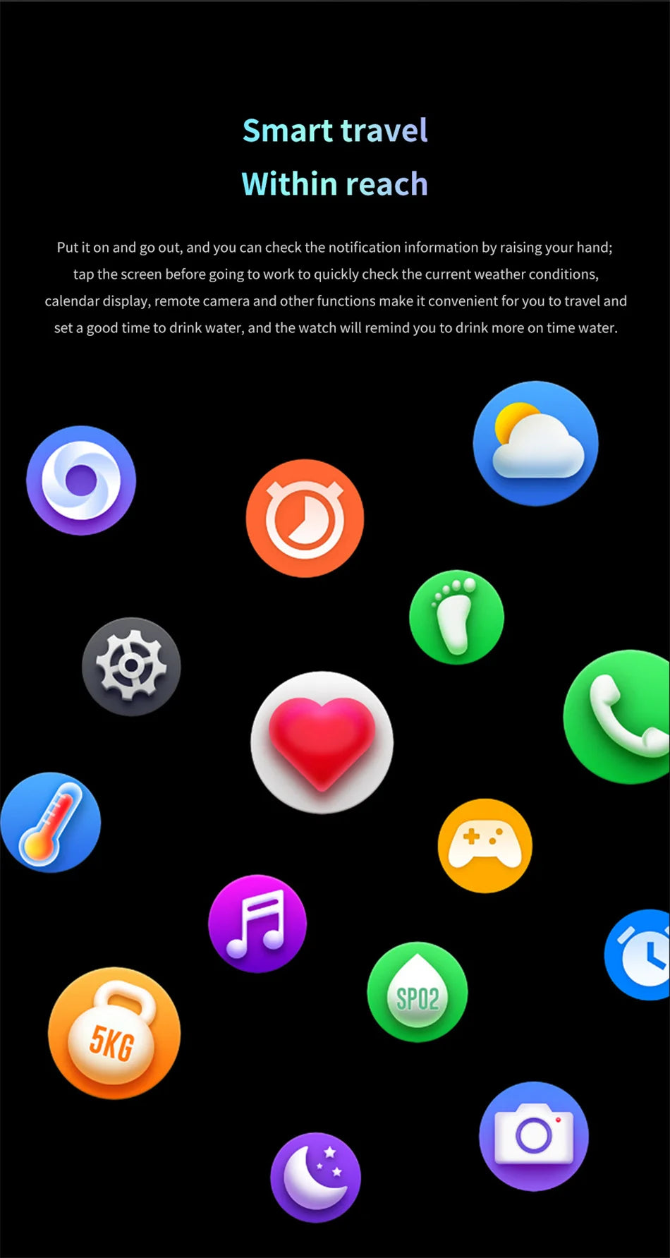 Premium GPS Smart Watch for Men & Women | 360° AMOLED Display, NFC, Bluetooth Call, IP68 Waterproof, Heart Rate Monitor, Fitness Tracker, Sleep Monitoring, Multi-Sport Modes - StrengthXPhysiotherapy