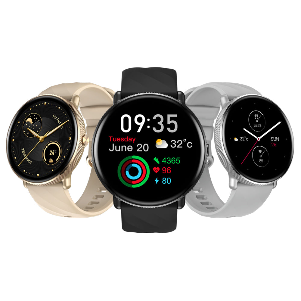 Premium Fitness Smartwatch with AMOLED Display, Voice Calling, Heart Rate & Blood Oxygen Monitor, Waterproof, 316L Stainless 