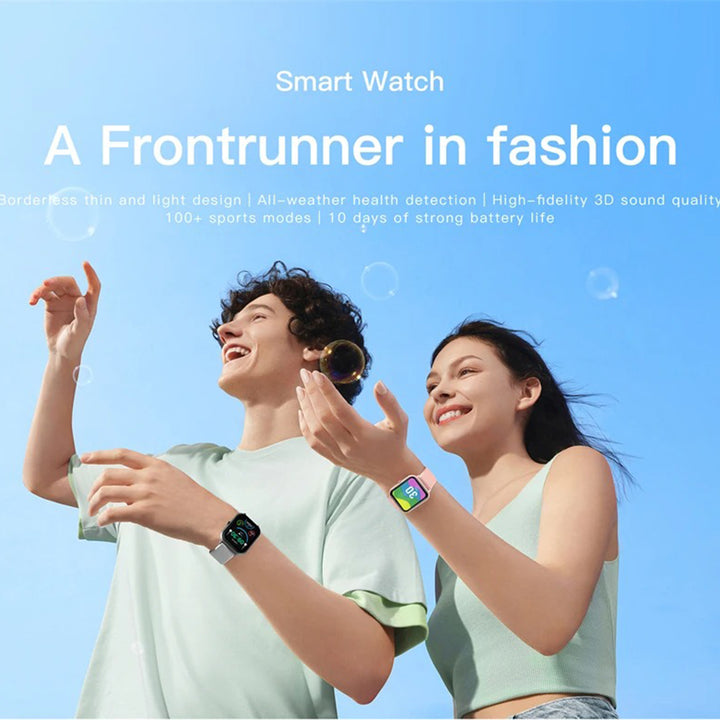 Premium Smartwatch for Women – Custom Dial, Bluetooth Calling, Music Control, IP67 Waterproof, Fitness Tracker, Heart Rate & Blood Pressure Monitor, Compatible with iOS & Android - StrengthXPhysiotherapy