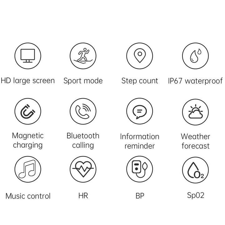 Premium Smartwatch for Men – ECG + PPG, Bluetooth Call, AMOLED Full Touch, NFC, Sports Mode, Waterproof, Heart Rate, Blood Pressure, Sleep Monitoring, Compatible with Android & iOS - StrengthXPhysiotherapy