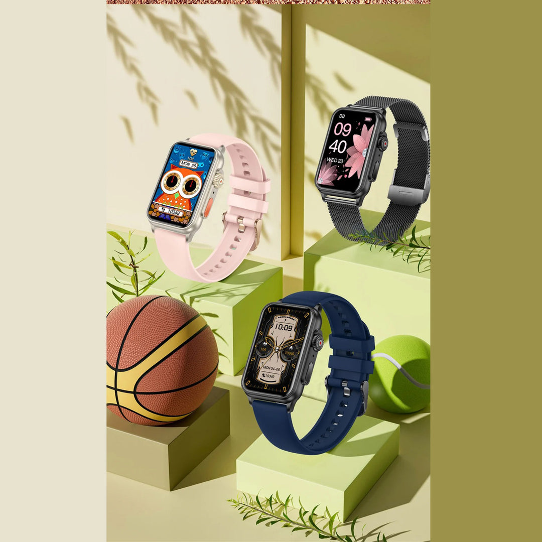 Premium Bluetooth Call Smartwatch for Men & Women – AI Voice Assistant, Fitness Tracker, 1.57" HD Screen, IP67 Waterproof, Heart Rate, Blood Oxygen, Sleep Monitoring, Music Control, Android & iOS Compatible - StrengthXPhysiotherapy