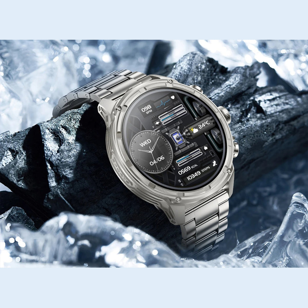 Premium Smartwatch with NFC & Bluetooth Headset – TWS Music & Talk, Sports Tracking, Sleep Monitoring, Camera Control, Music Control, Smart Alarm, Waterproof, Compatible with Android & iOS - StrengthXPhysiotherapy